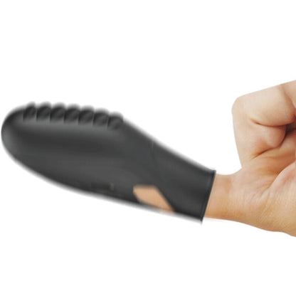 PRETTY LOVE - DOIGT VIBRATEUR IN SILICONE GILO NOIR