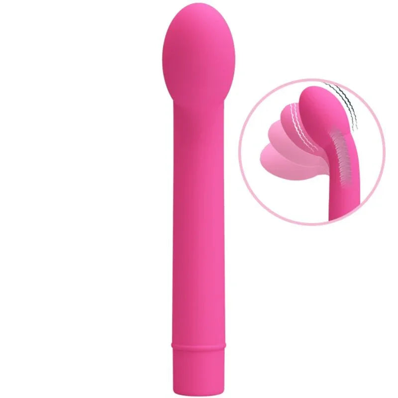 Pretty Love – Vibrateur Point G Logan 10 Vibrations Rose