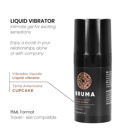 Vibrateur liquide ultra glissant cupcake 15 ml – Bruma