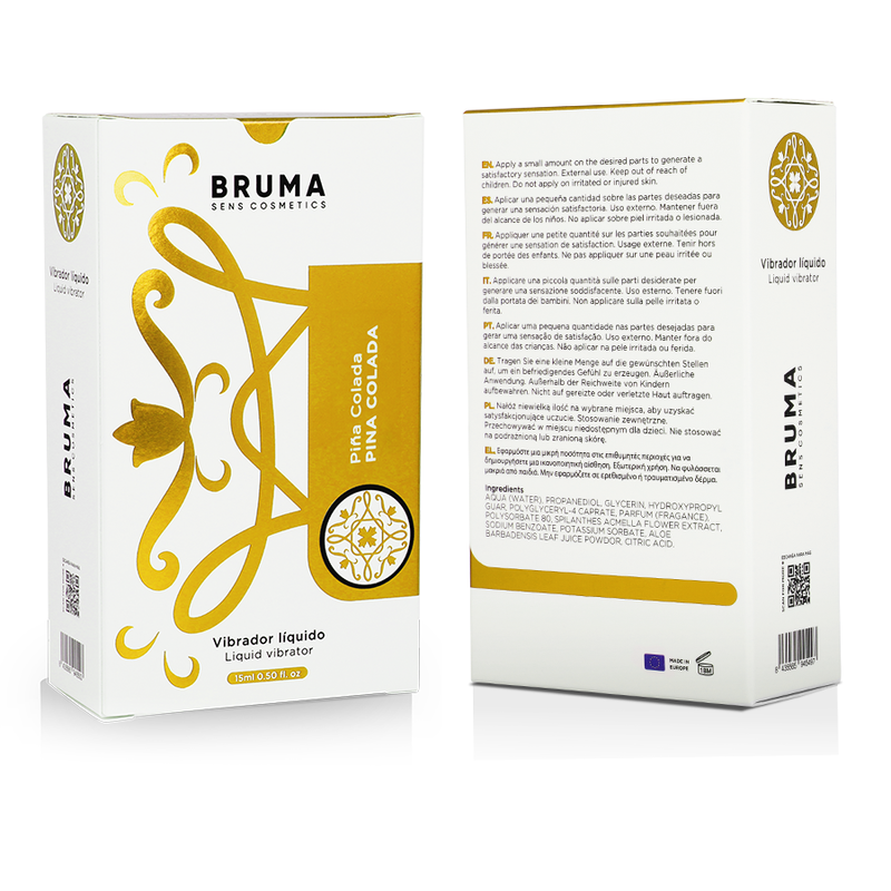 Vibrateur liquide ultra glissant pina colada 15 ml – Bruma