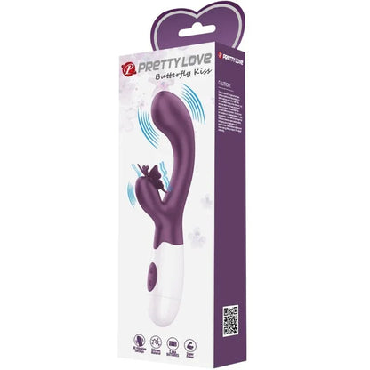 Pretty Love – Butterfly Kiss Vibrateur Rabbit et Stimulateur de Point G Violet