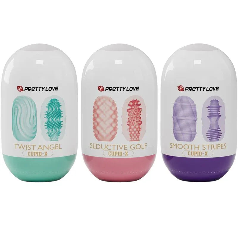 Pretty Love – Cupid X 18 Masturbateurs pour Hommes Différentes Textures