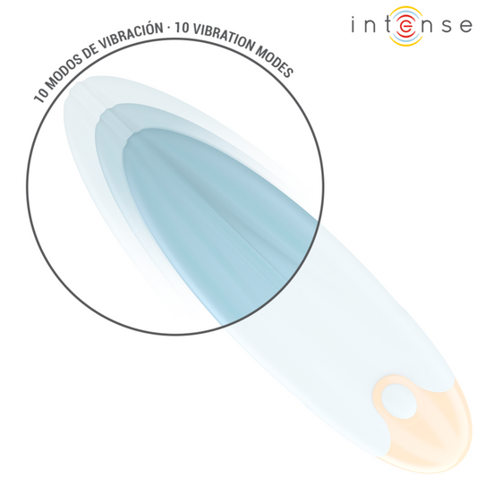 INTENSE - MIKE BULLET VIBRANT 10 VIBRATIONS TÉLÉLÉCOMMANDE BLEUE