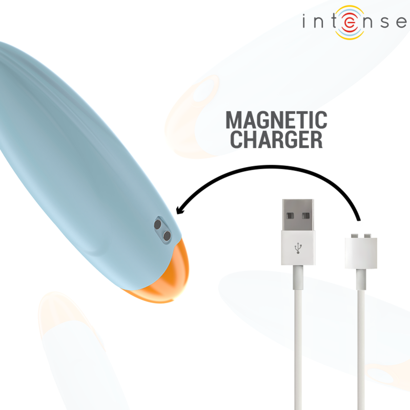 INTENSE - MIKE BULLET VIBRANT 10 VIBRATIONS TÉLÉLÉCOMMANDE BLEUE