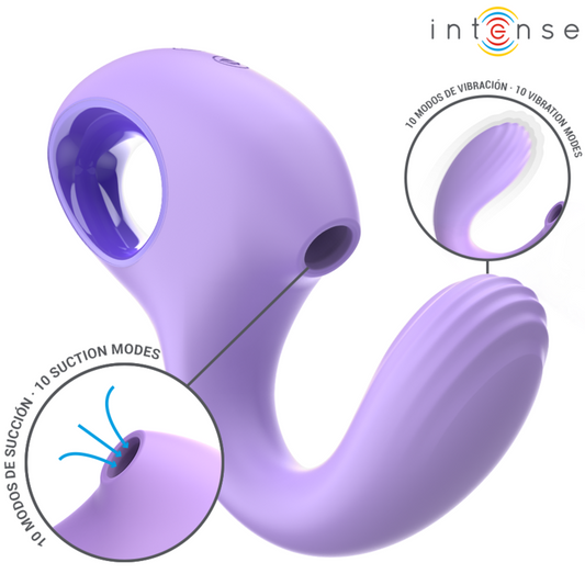 INTENSE - BAXTER VIBRATOR &amp; STIMULATOR PURPLE
