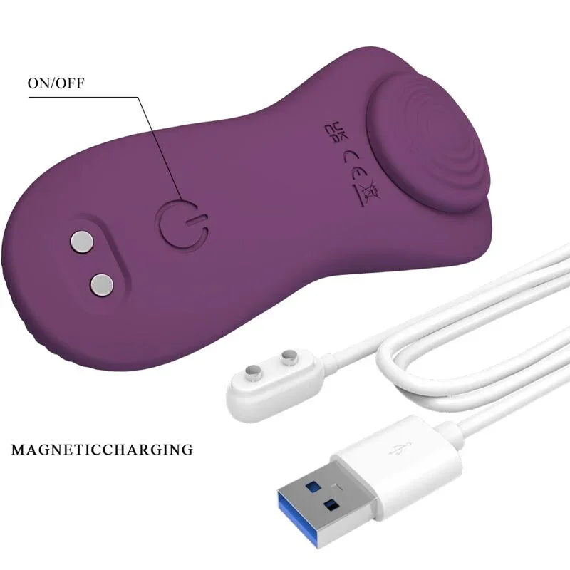 Pretty Love – Mane Lay On Masseur de Clitoris 10 Vibrations Télécommande Violet