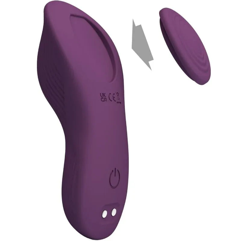 Pretty Love – Mane Lay On Masseur de Clitoris 10 Vibrations Télécommande Violet