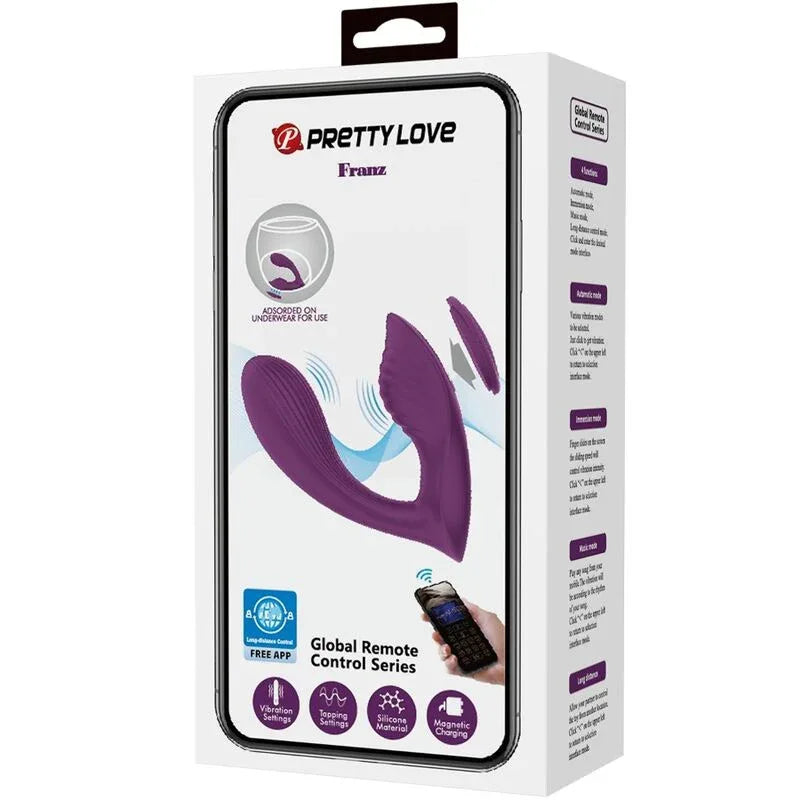 Pretty Love – Franz Masseur et Vibrateur Application Gratuite Violet