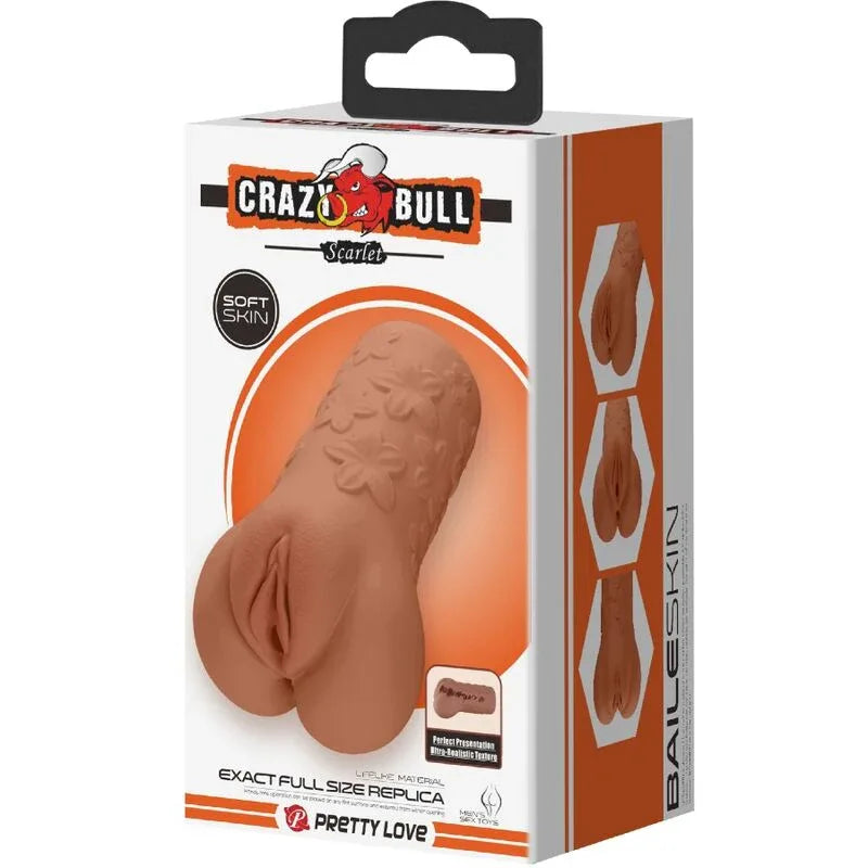 Crazy Bull – Dessin de Vagin et D'Anus Écarlate avec Chair de Fleurs