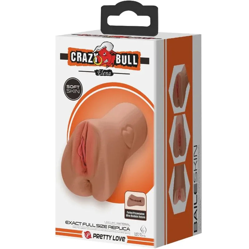 Crazy Bull – Conception de Vagin et D'Anus Écarlate avec une Chair en Forme de Cœur