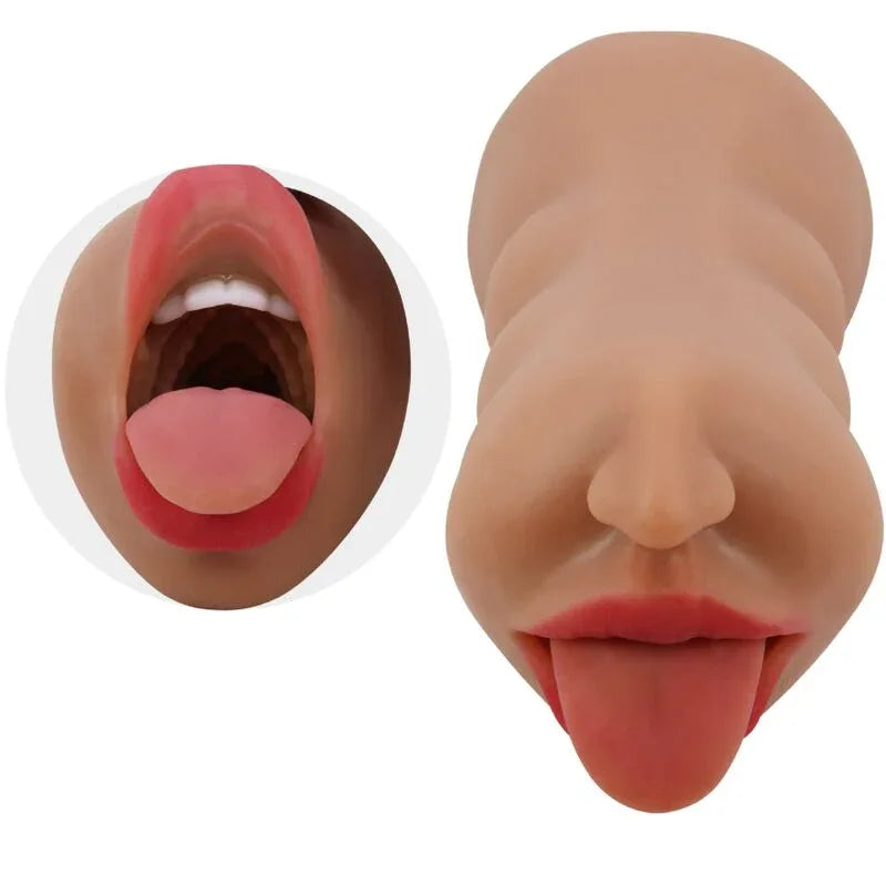 Crazy Bull – Sarah Double Masturbateur Bouche & Vagin Chair