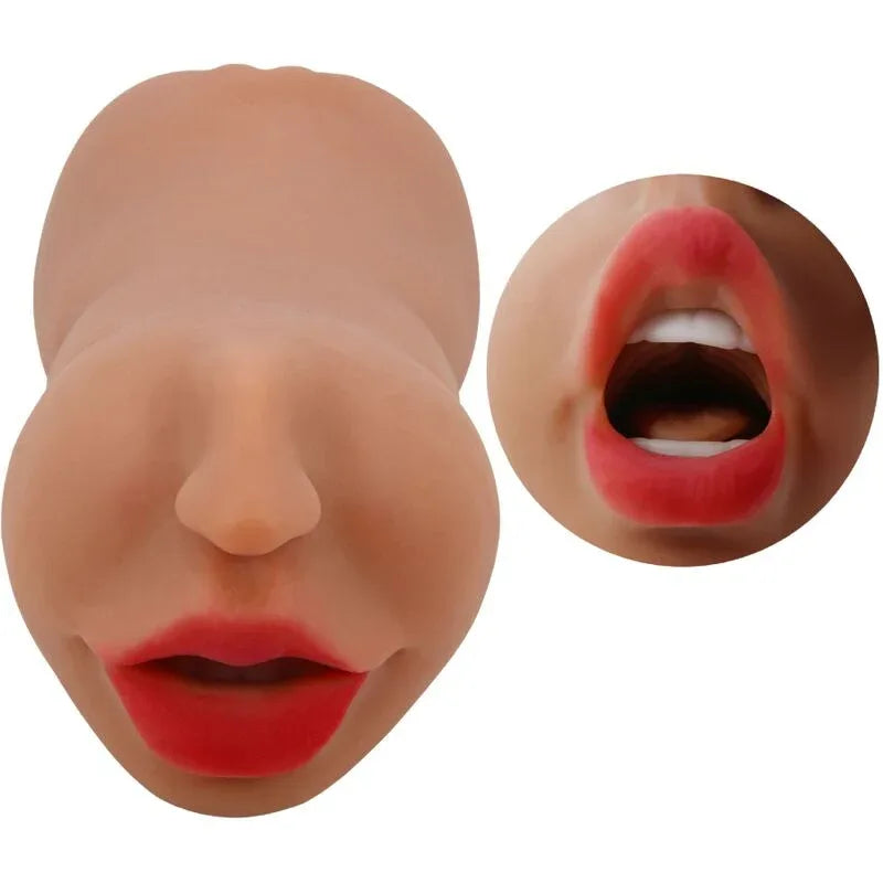 Crazy Bull – Zoey Double Masturbateur Bouche et Vagin Chair