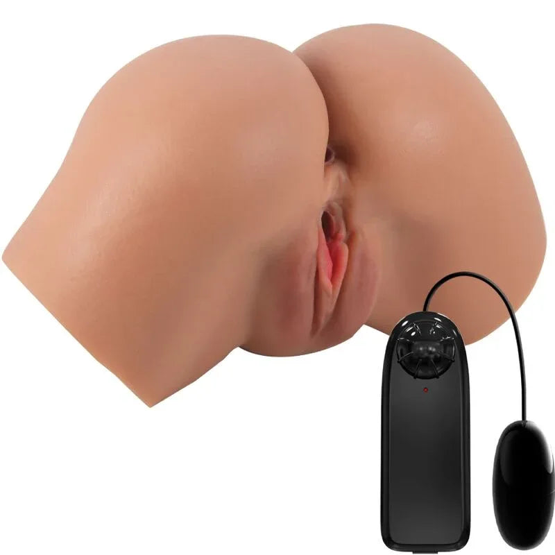 Crazy Bull – Hailey Vibrateur Fessier avec Contrôle Réaliste du Vagin et de L'Anus à Télécommande