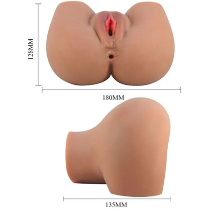 Crazy Bull – Mila Vibrateur Fessier avec Contrôle Réaliste du Vagin et de L'Anus à Télécommande