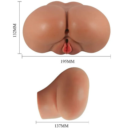 Crazy Bull – Luna Vibrateur Fessier avec Contrôle Réaliste du Vagin et de L'Anus à Télécommande