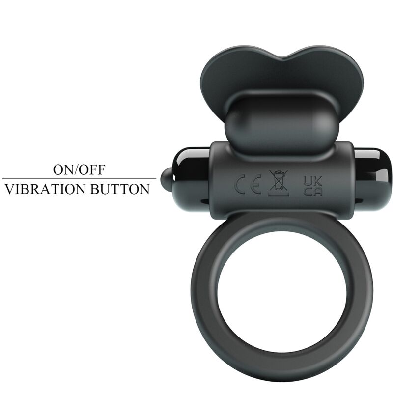 PRETTY LOVE - VIBRANT BAGUE DEBONAIRE LAPIN 10 VIBRATIONS NOIRE