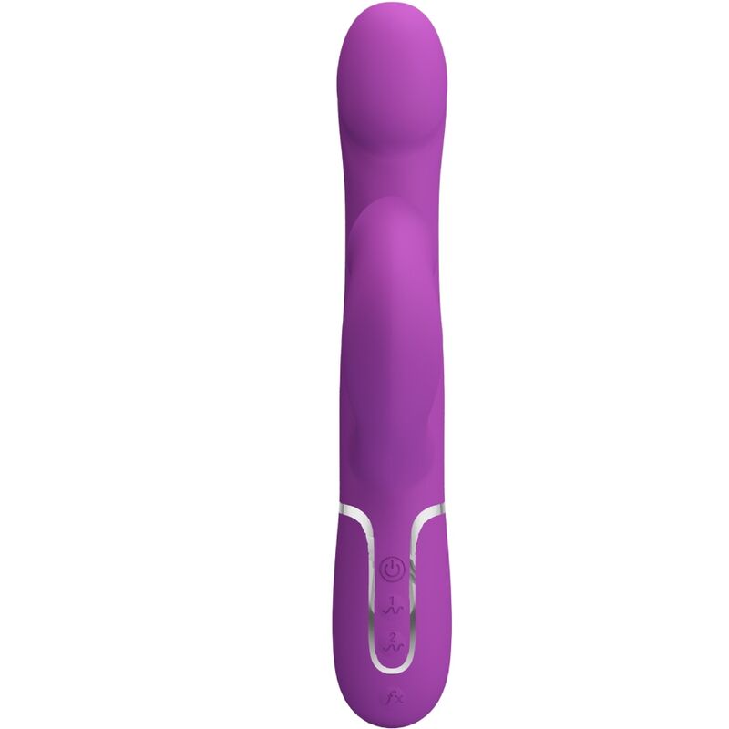 PRETTY LOVE - VIBRATEUR ET STIMULATEUR MULTIFONCTION 4 IN 1 VIOLET