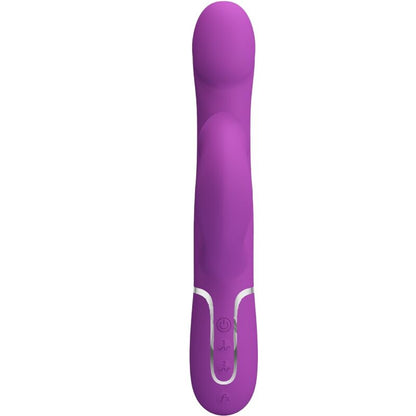 PRETTY LOVE - VIBRATEUR ET STIMULATEUR MULTIFONCTION 4 IN 1 VIOLET