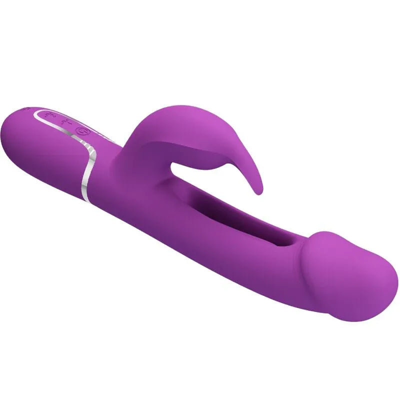 Pretty Love – Kampas Vibrateur Lapin Multifonction 3 en 1 Violet