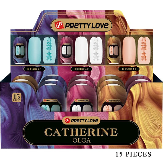 PRETTY LOVE - OLGA PACK 15 MASTURBADORES DIFERENTES PARA HOMBRE
