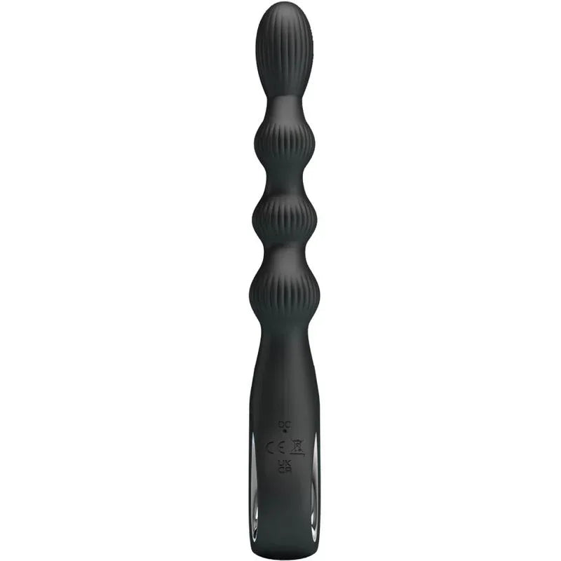 Pretty Love – Vibrateur Anal Federer 12 Vibrations Noir