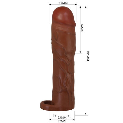 PRETTY LOVE - FUNDA PARA PENE CON EXTENSIÓN DE 7,6 CM MULATUS