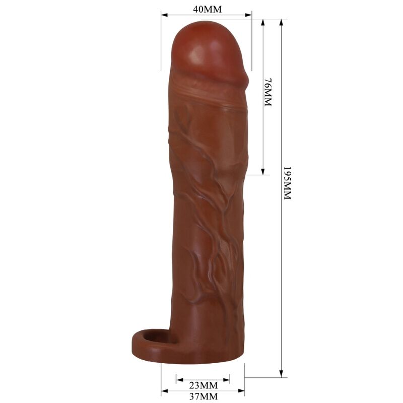 PRETTY LOVE - FUNDA PARA PENE CON EXTENSIÓN DE 7,6 CM MULATUS