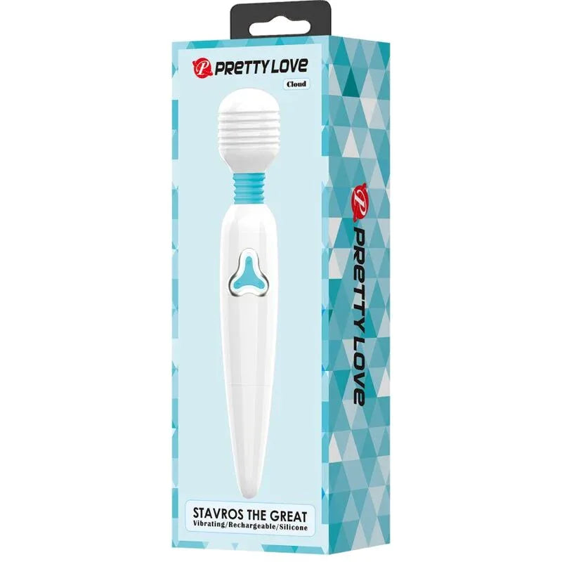 Pretty Love – Vibrateur Cloud Wand 7 Vibrations Blanc