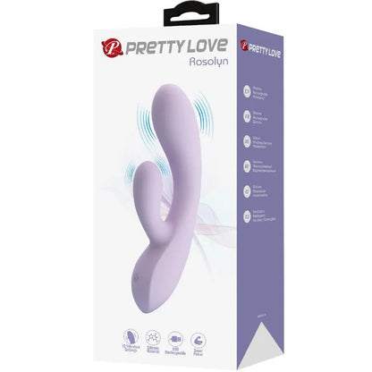 Pretty Love – Vibrateur Rosolyn Rabbit 10 Vibrations Violet