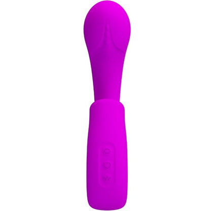 PRETTY LOVE - VIBRADOR PUNTO G SIBEL + ESTIMULADOR DE CLÍTORIS SIBEL 10 VIBRACIONES MORADO