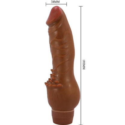 Baile – Vibrateur Réaliste Barbara 19,5 cm Mulâtre