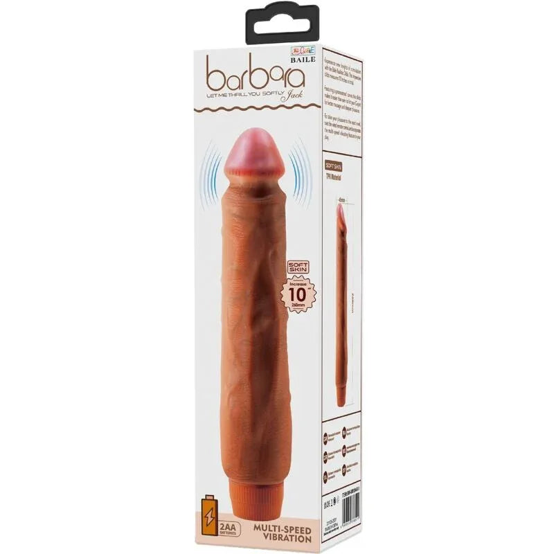 Baile – Jack Vibrateur Réaliste 26 cm Mulâtre