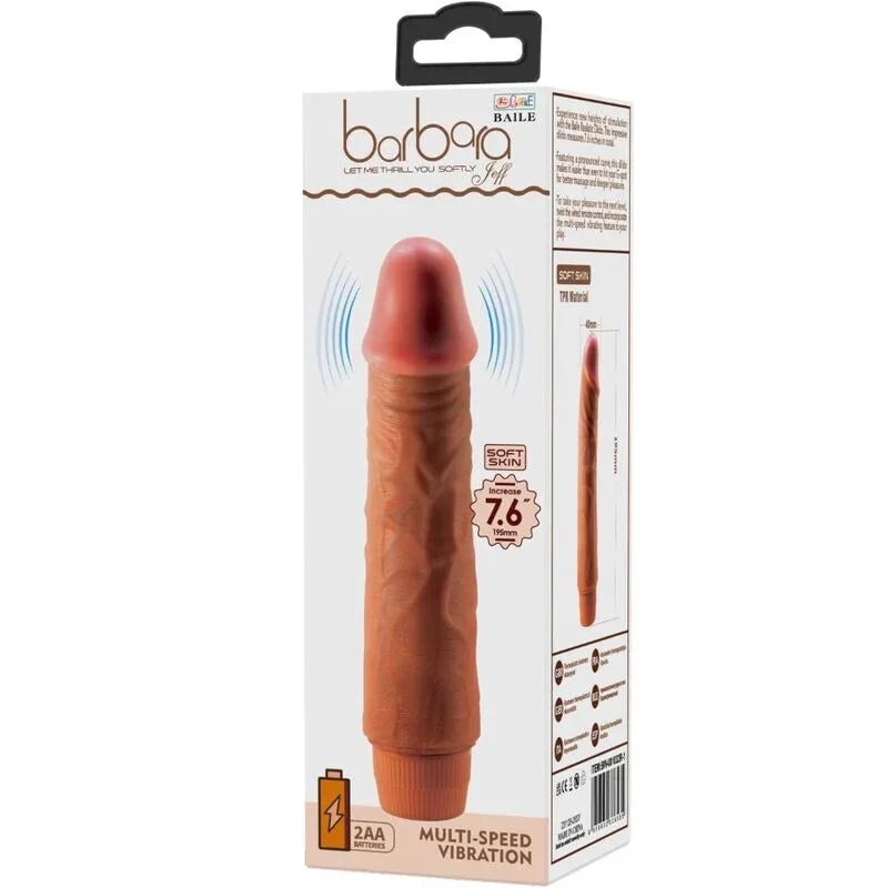 Baile – Vibrateur Realiste Jeff 19,5 cm Mulatto