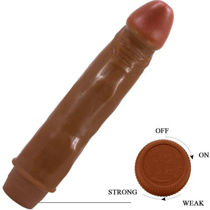 Baile – Vibrateur Réaliste Nain 21 cm Mulâtre