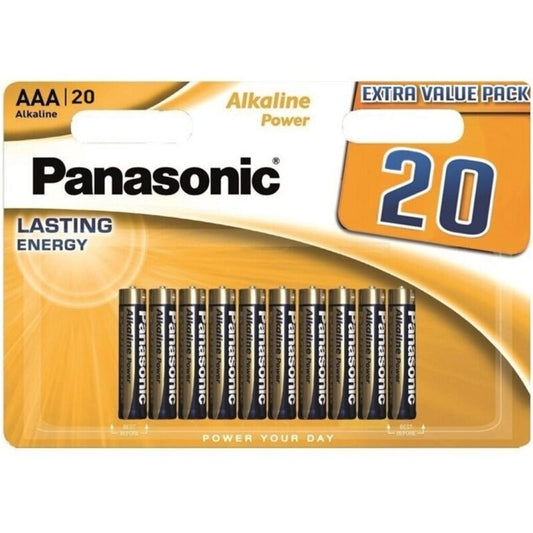 PANASONIC - AAA BRONZE ALKALINE BATTERY LR03 BLISTER*20