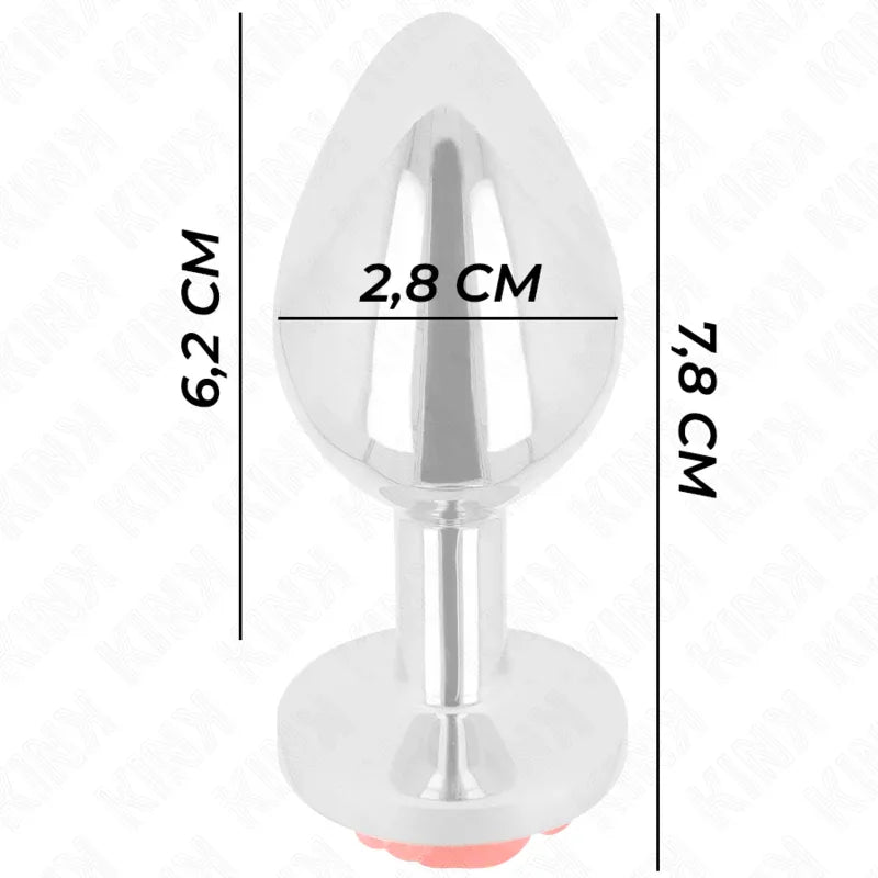 Kink – Plug Anal Rose Rouge taille S
