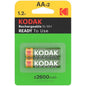 KODAK - HR6 AA 2600mAh*2 RECHARGEABLE BATTERY BLISTER