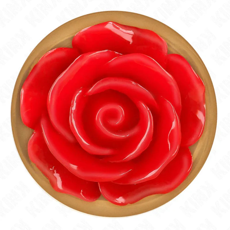 Kink – Plug Anal Or Rose avec Rose Rouge l