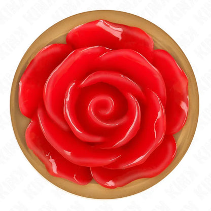 Kink – Plug Anal Or Rose avec Rose Rouge M