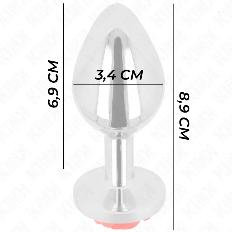 Kink – Plug Anal Rose Rouge taille M
