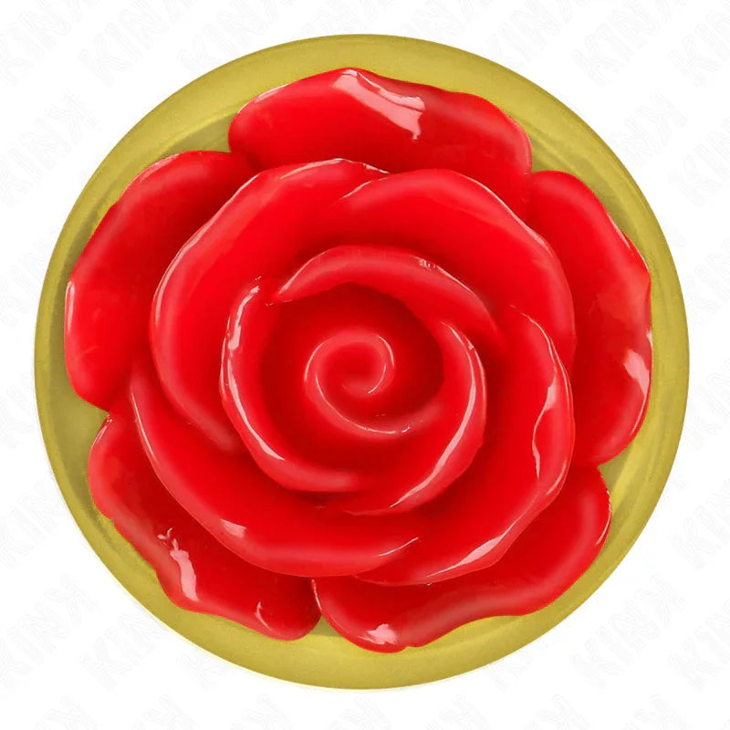 Kink – Plug Anal Or Rose Rouge taille M