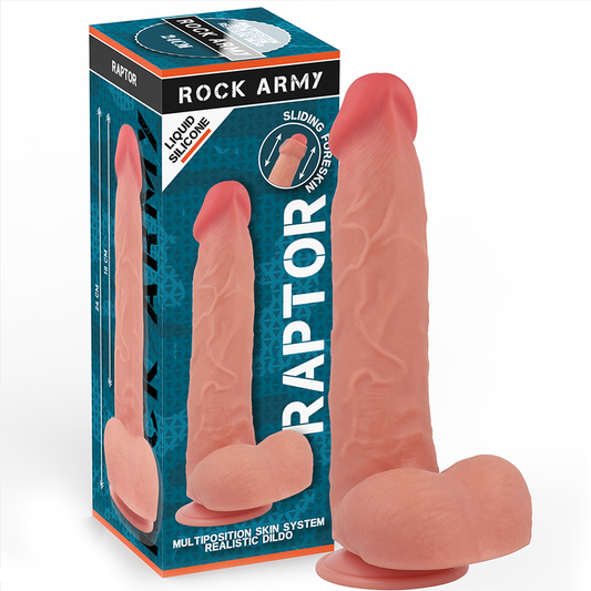 Raptor silicone liquide 24 cm -o- 4,4 cm – Rockarmy