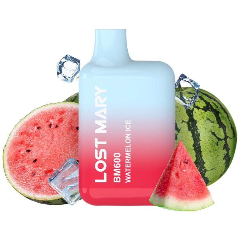 Vaper nicotine 2% jetable glace pastèque – Lost Mary BM600