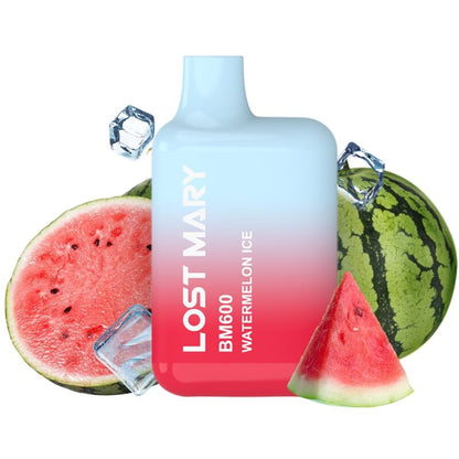 Vaper nicotine 2% jetable glace pastèque – Lost Mary BM600