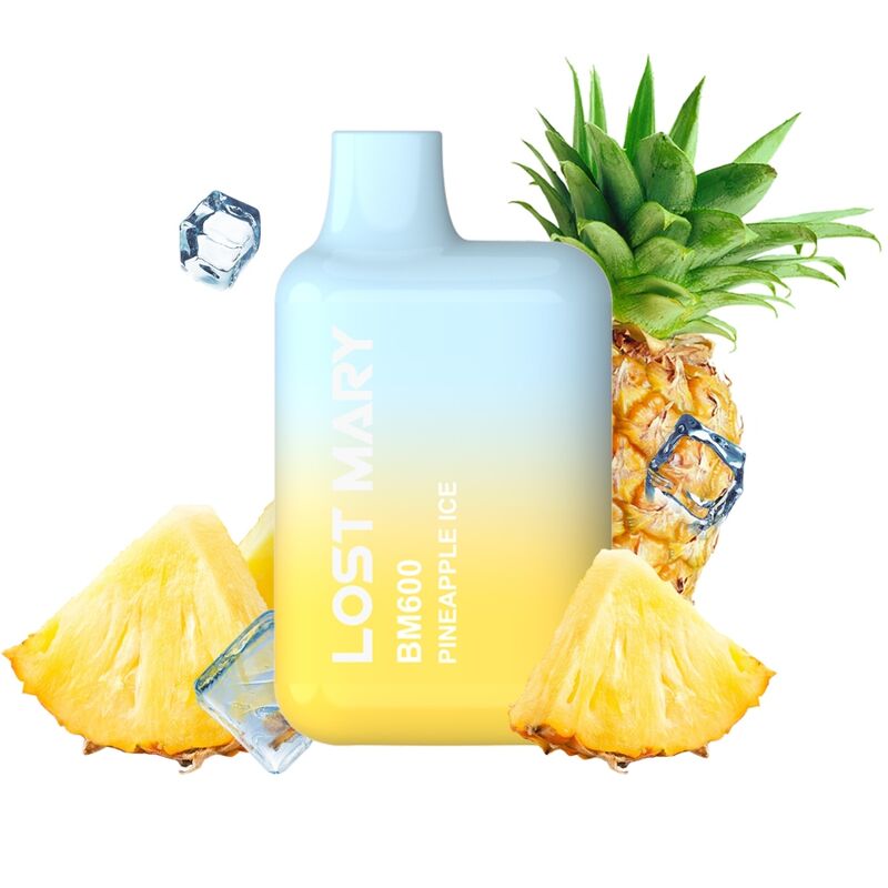 Vaper nicotine 2% jetable ananas glace – Lost Mary BM600
