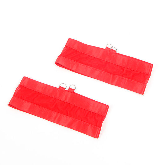 SUBBLIME - 955267 CONJUNTO DE SUJETADOR BONDAGE ROJO CON LIGUERO L/XL
