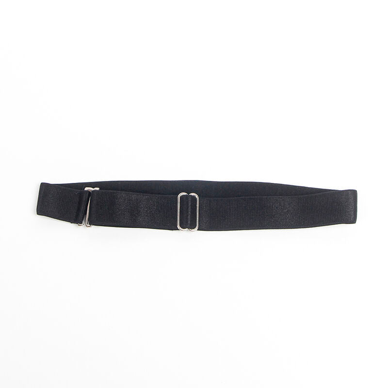 SUBBLIME - 955373 VESTIDO DE TIRANTES DE CUERO NEGRO S/M