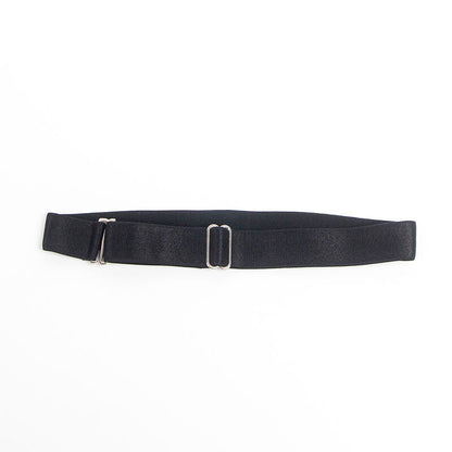 SUBBLIME - 955380 VESTIDO DE TIRANTES DE CUERO NEGRO L/XL