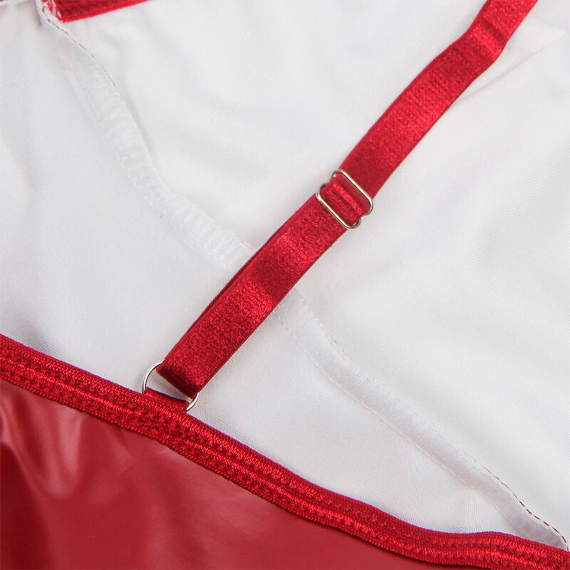 SUBBLIME - 955403 VESTIDO DE TIRANTES DE PIEL BURDEOS L/XL