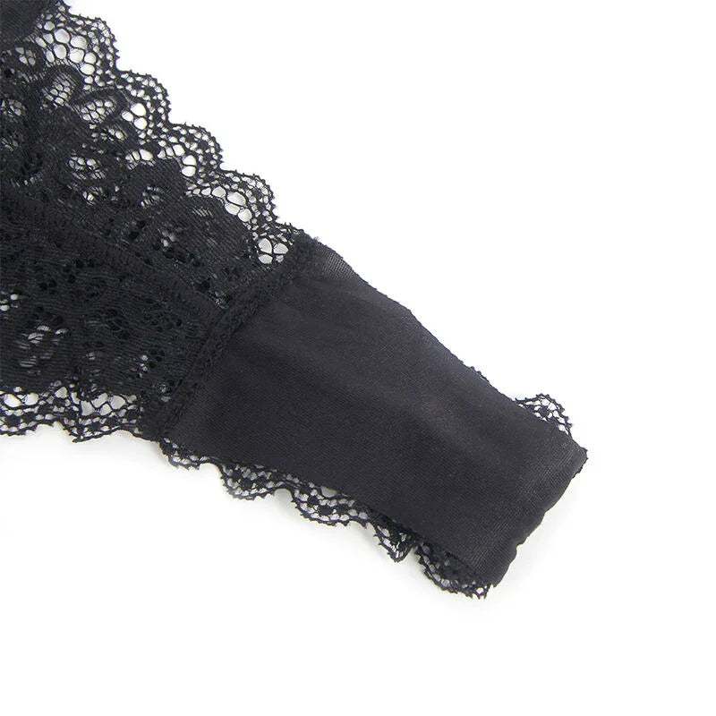 Subblime – 955465 Corps à Fermeture Éclair en Cuir Noir l / XL